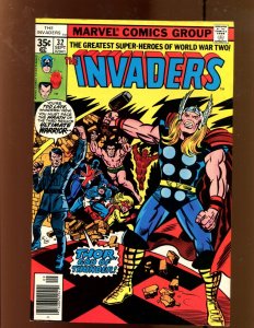 Invaders #32 - Hitler Cover Art! (9.0) 1978