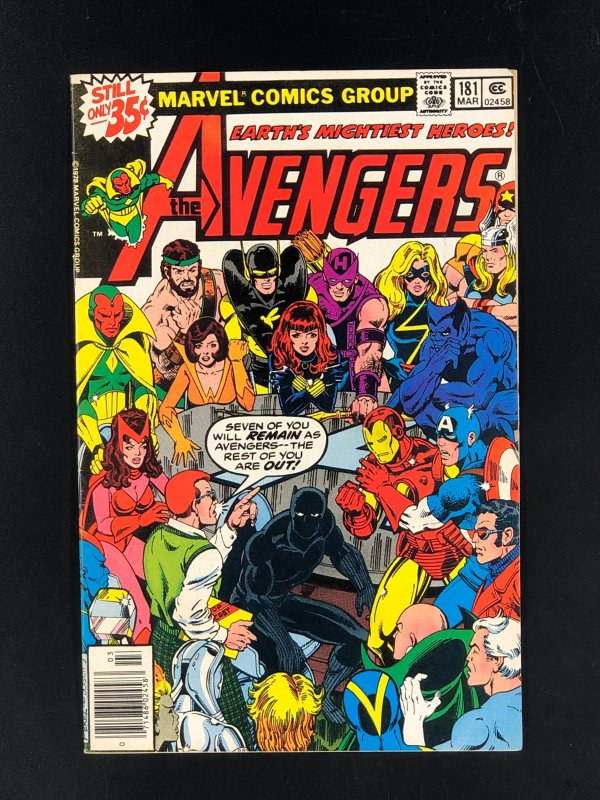 The Avengers #181 (1979) VF 1st Appearance of Scott Lang (Ant-Man)