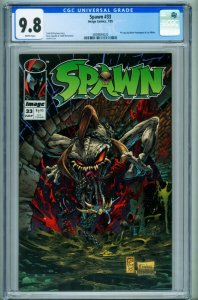 SPAWN #33 CGC 9.8-1995-Image-First appearance THE FREAK 3809694020 