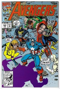 The Avengers #343 Direct Edition (1992)