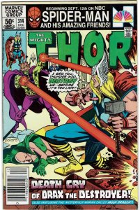 Thor #314 (1966 v1) Tony Stark Origin of Drax & Moondragon Newsstand VF-