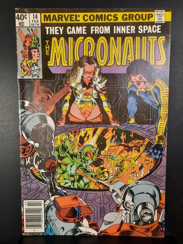 Micronauts #14 (1980) newsstand