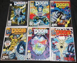 Marvel DOOM 2099 #1-4, 6, 7 - 6pc Mid-High Grade Comic Lot VF-NM Doctor Doom 