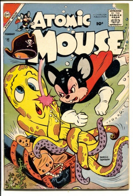Atomic Mouse #25 1958-Charlton-Maurice Whitman-Timmy The Timid Ghost-G/VG