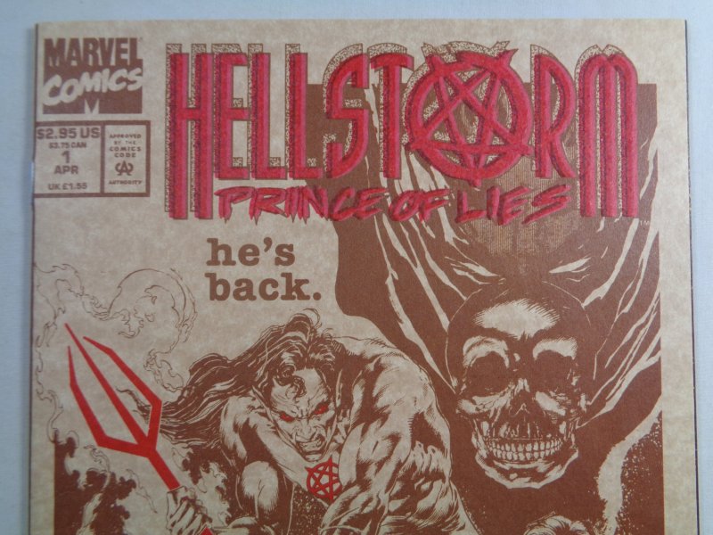 Hellstorm Prince of Lies #1 and #2 Marvel 1992