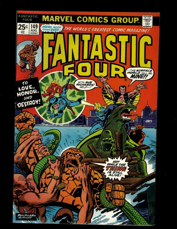 Lot of 8 Fantastic Four Marvel Comic Books #146 147 149 150 151 152 153 154 GK18