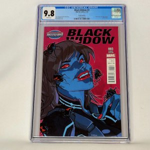 Black Widow 3 Marvel 2016 CGC 9.8 Kerschl Variant 1 of Only 4 @ Top Census Grade