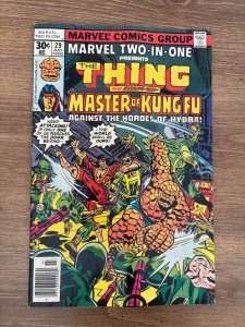 Marvel Two-In-One # 29 FN Comic Book Thing Master Of Kung Fu 20 J274