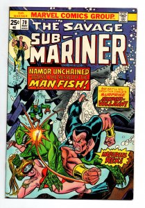 Sub-Mariner #70 - Namor - 1974 - (-NM)