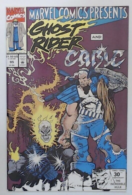 Marvel Comics Presents #95 (Marvel, 1991) Wolverine & Ghost Rider
