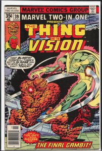 Marvel Two-in-One #39 (1978) The Vision