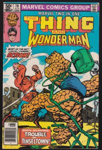 Marvel Two-In-One 78 (1981) VG/FN Wonder Man Mark Jewelers