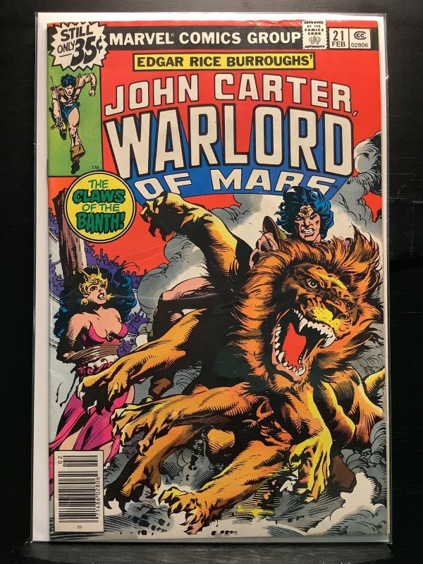 John Carter Warlord of Mars #21  (1979)