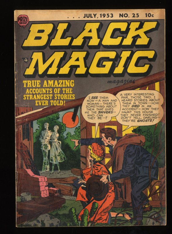 Black Magic #25 VG 4.0 Golden Age Horror Comic!