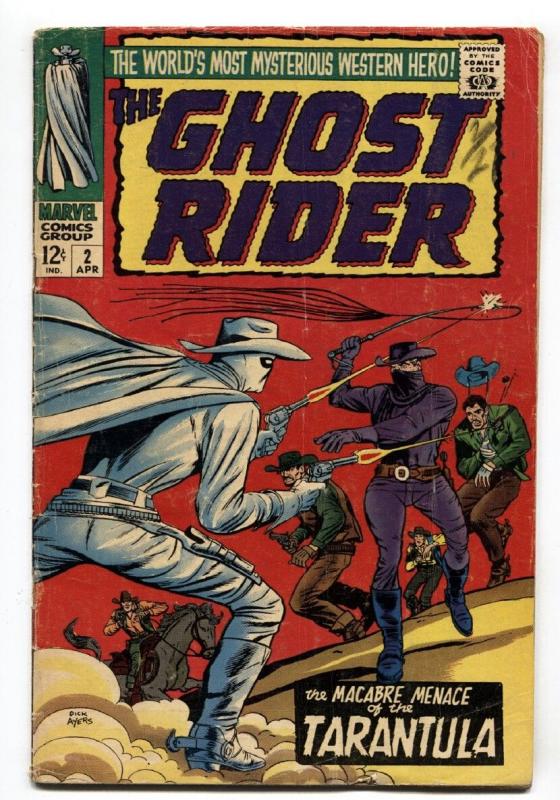 Ghost Rider #2 1967-Marvel-2nd issue-Dick Ayers art VG+