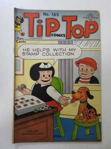 Tip Top Comics #165 (1950) GD/VG Condition 1 1/2 in spine split