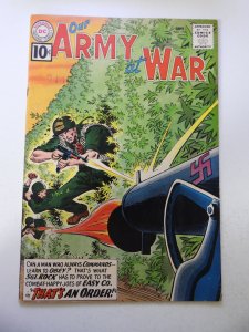 Our Army at War #110 (1961) VG- Condition moisture stain, rusty staples