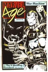 Marvel Age #133 War Machine The X-Wedding Daredevil After the Fall (Marvel 1994)