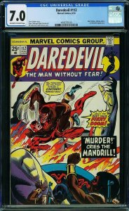 Daredevil #112 (1974) CGC 7.0 FVF