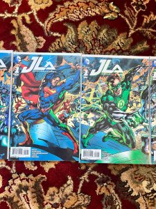 all 7 connecting covers Justice League of America #1