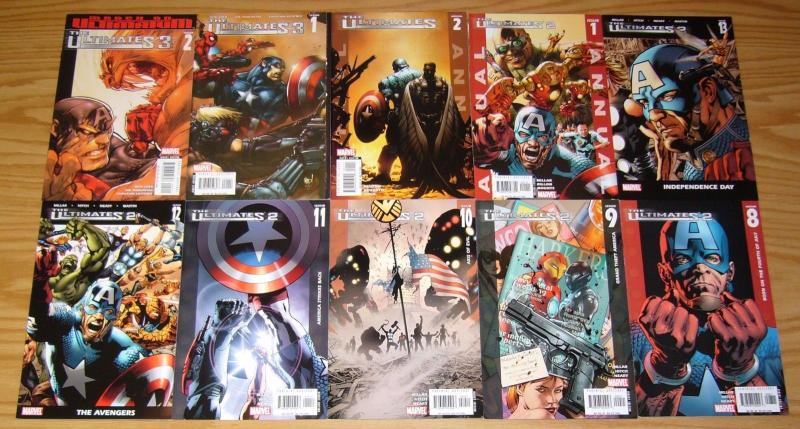 the Ultimates #1-13 + 2 #1-13 + 3 #1-5 VF/NM complete series + annual #1-2 set