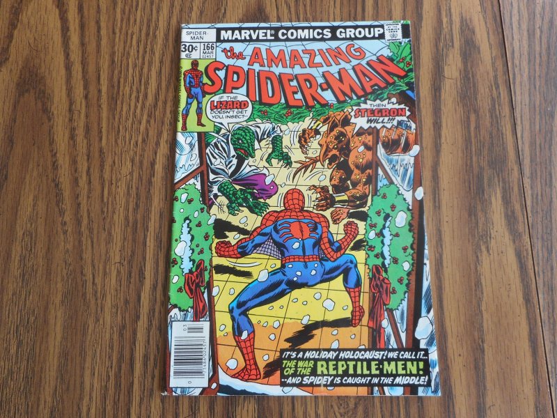 AMAZING SPIDERMAN# 166  BEAUTIFUL HIGH GRADE GEM WOW!!