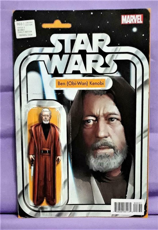 Jason Aaron STAR WARS #3 Obi-Wan Kenobi Action Figure Variant Cvr (Marvel, 2015)