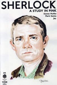 Sherlock Manga: A Study in Pink #4C VF/NM ; Titan