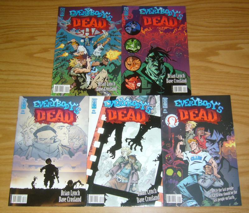 Everybody's Dead #1-5 VF/NM complete series - college frat vs zombies 2 3 4 set