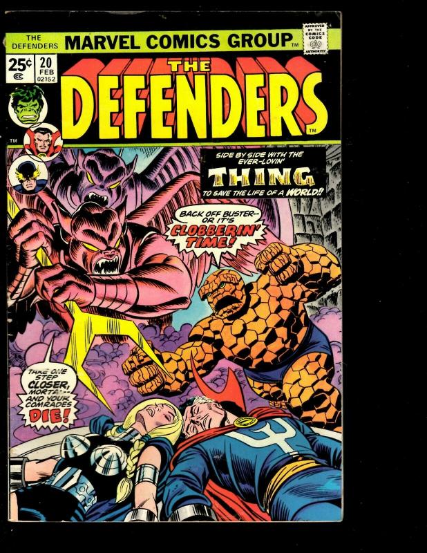 Lot of 6 Defenders Marvel Comic Books 21 20 19 18 17 16 Captain America JF10