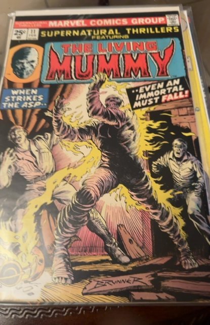 Supernatural Thrillers #11 (1975) The Living Mummy 