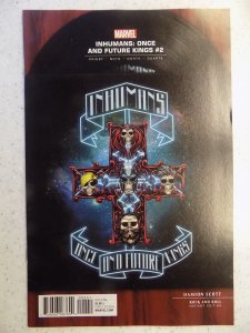 INHUMANS ONCE AND FUTURE KINGS # 2 MARVEL ROCK AND ROLL VARIANT COVER RARE