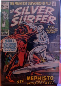 The Silver Surfer #16 (1970) Mephisto!!! VF