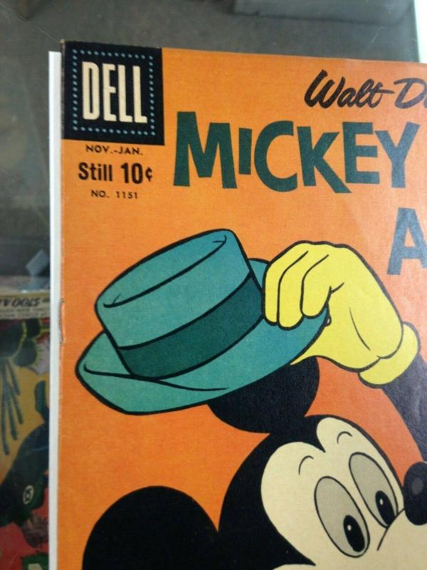 Dell Four Color 1151 Mickey Mouse Album (Cover B) 1960  VG-/VG