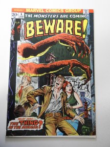 Beware! #6 (1974) VG Condition