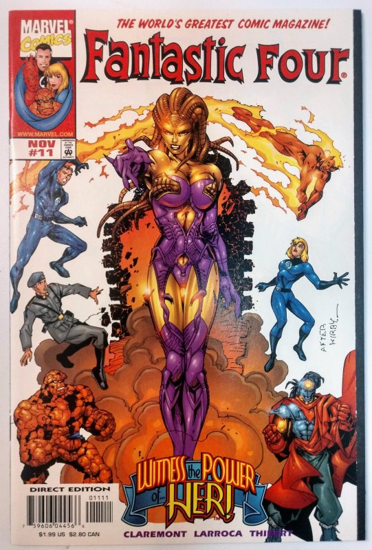 Fantastic Four #11 (9.2, 1998) 1st app of Ayesha, formerly Her