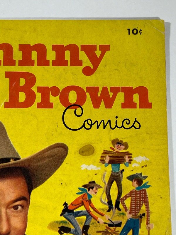 Four Color #455 Johnny Mack Brown Comics August Lenox Cover 1953 Dell Comics