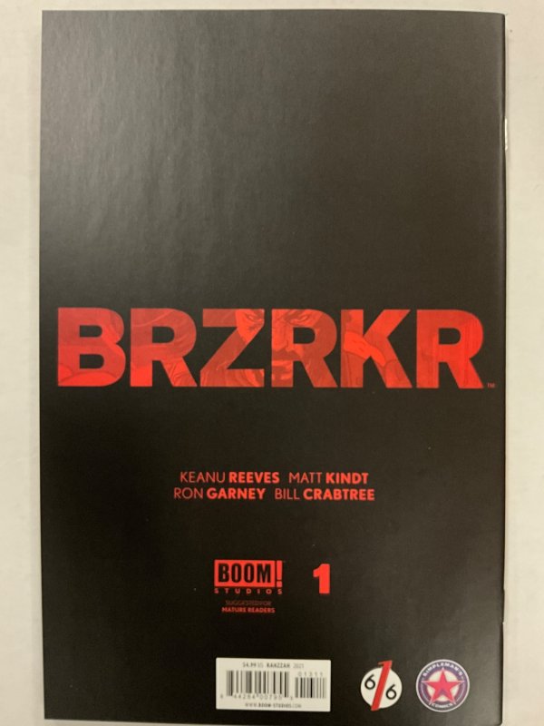 BRZRKR #1 Cover X (2021)
