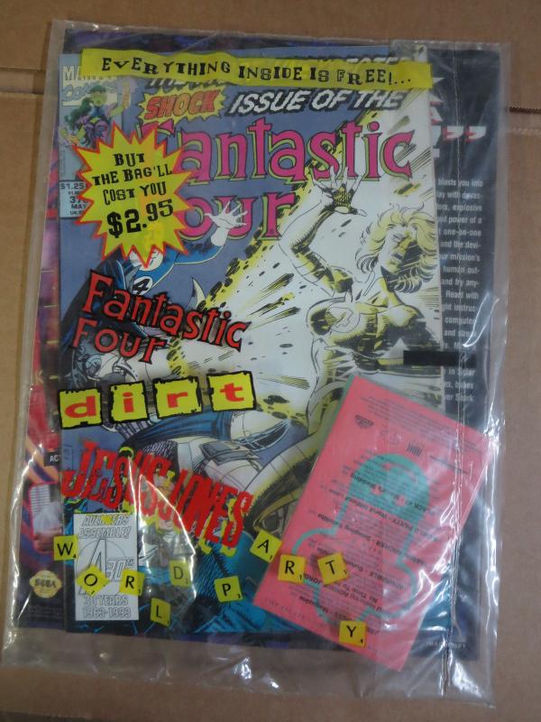 Dirt Magazine Bagged Marvel Fantastic Four #376 Jesus Jones Black 47 F-VF