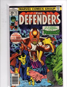 Marvel Comics Defenders #55 Gil Kane Cover Sub-Mariner Hulk Red Guardian