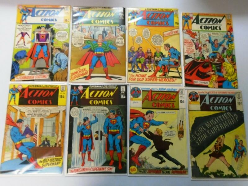 Early Bronze Age Action Comics Lot From:#384-447, 48 Diff. Avg 4.0 VG (1970-75)