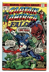 CAPTAIN AMERICA #185 1974 Red Skull issue-Comic Book VF+