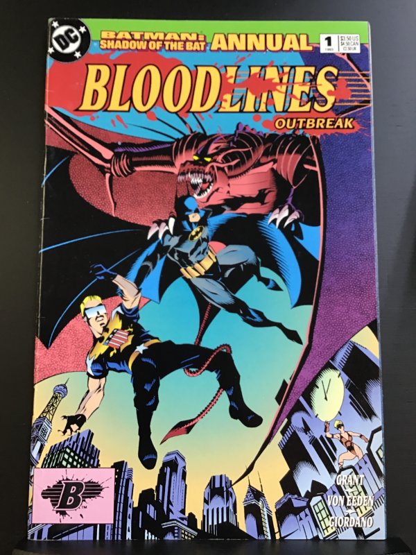 Batman: Shadow of the Bat Annual #1 Bloodlines Outbreak (1993)