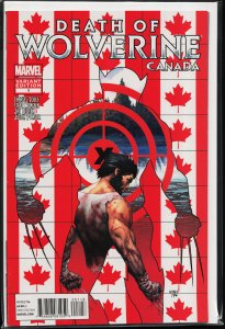 Death of Wolverine #1 Canada Cover (2014) Wolverine