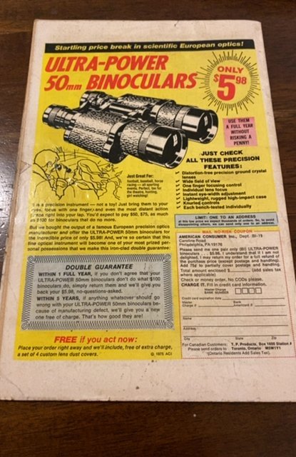 The X-Men #95 (1975)death of warpath lower grade