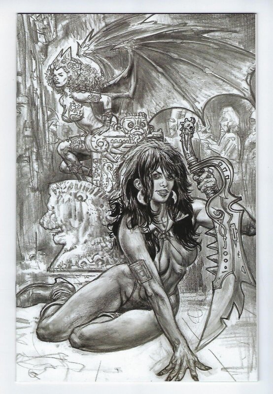 ?VAMPIVERSE #1 (2022) DYNAMITE GLENN FABRY SKETCH VIRGIN VARIANT LTD TO 350 NM