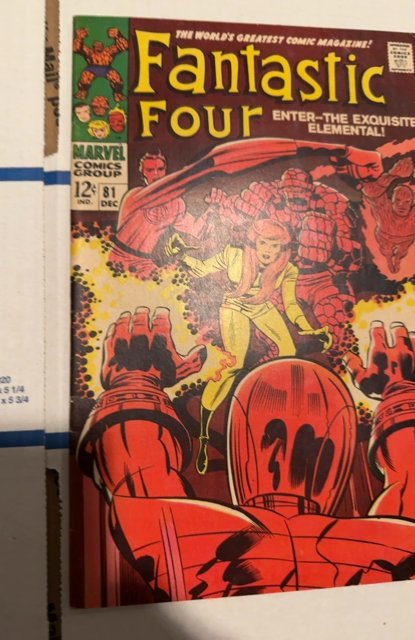 Fantastic Four #81 (1968)weather Wizard