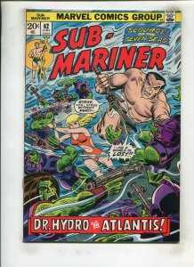 SUB-MARINER #62 (9.2) ROMITA SR!! 1973