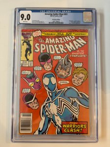 AMAZING SPIDER-MAN #281  CGC 9.0 Newsstand Marvel (1986)