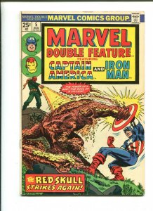 MARVEL DOUBLE FEATURE #5 - CAP & IRON MAN The Fisherman Collection (6.0) 1974